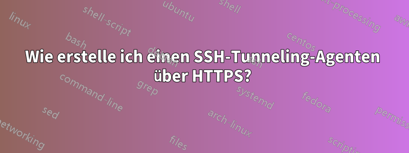 Wie erstelle ich einen SSH-Tunneling-Agenten über HTTPS?