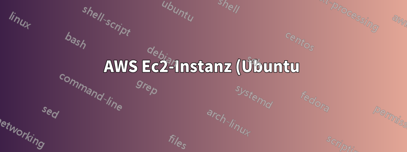 AWS Ec2-Instanz (Ubuntu) zeigt keine elastische IP-Adresse an