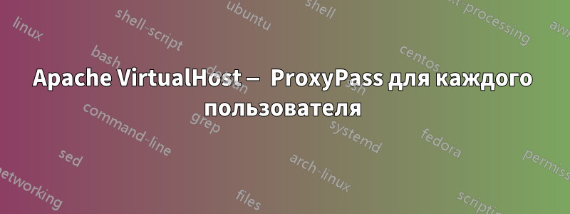 Apache VirtualHost — ProxyPass для каждого пользователя