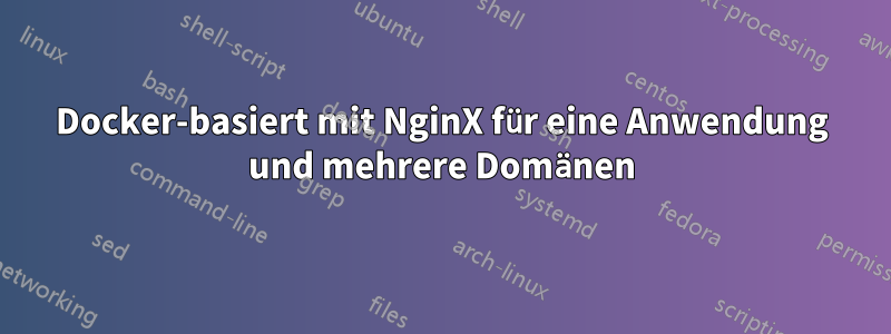 Docker-basiert mit NginX für eine Anwendung und mehrere Domänen
