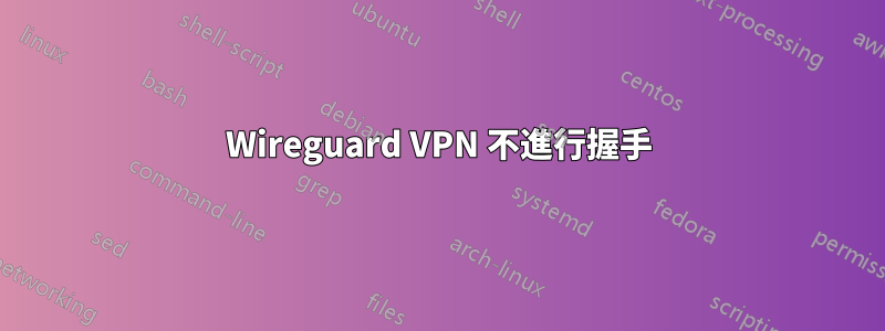 Wireguard VPN 不進行握手