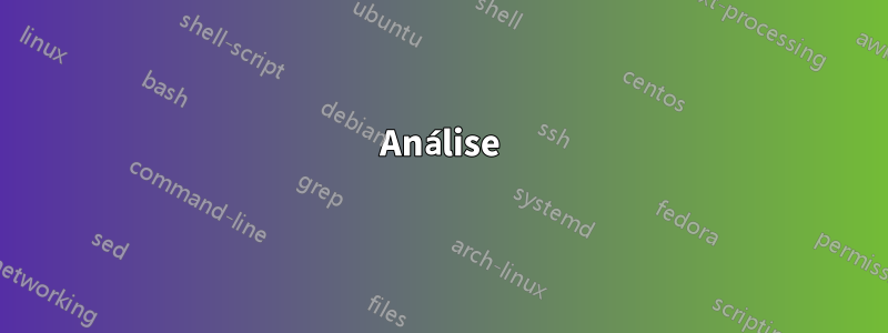 Análise