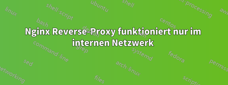 Nginx Reverse-Proxy funktioniert nur im internen Netzwerk