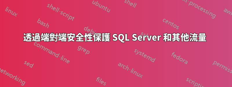 透過端對端安全性保護 SQL Server 和其他流量