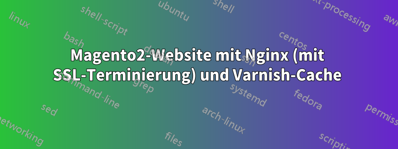 Magento2-Website mit Nginx (mit SSL-Terminierung) und Varnish-Cache