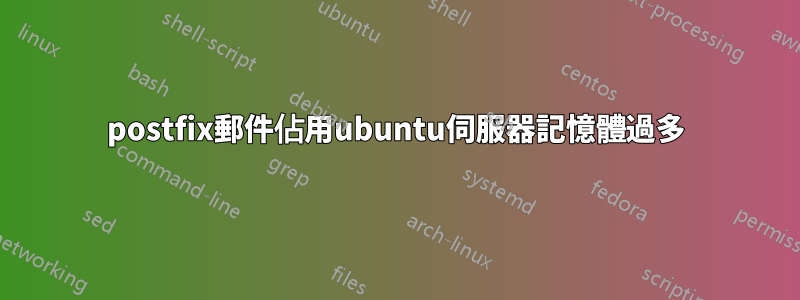 postfix郵件佔用ubuntu伺服器記憶體過多