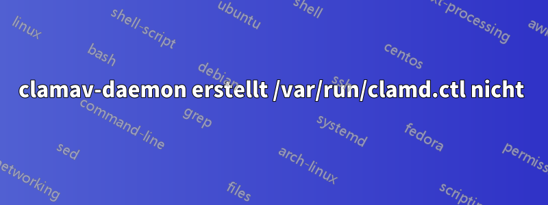 clamav-daemon erstellt /var/run/clamd.ctl nicht