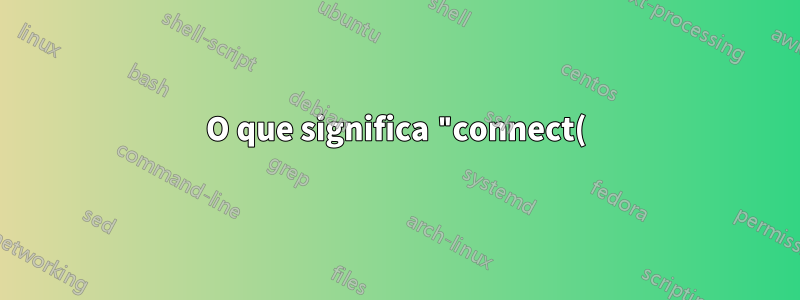 O que significa "connect() falhou (101: Rede inacessível) durante a resolução" no log de erros do NGINX?