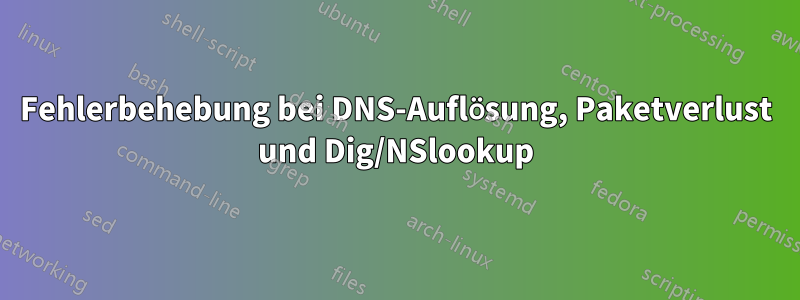 Fehlerbehebung bei DNS-Auflösung, Paketverlust und Dig/NSlookup
