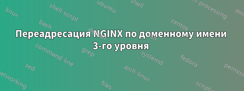 Переадресация NGINX по доменному имени 3-го уровня