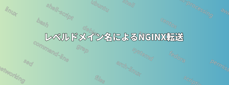 3レベルドメイン名によるNGINX転送