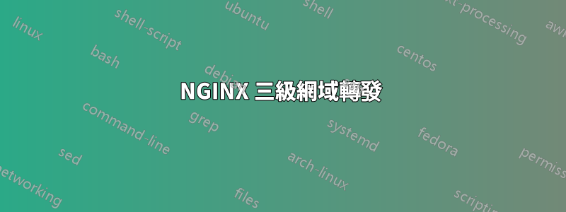 NGINX 三級網域轉發