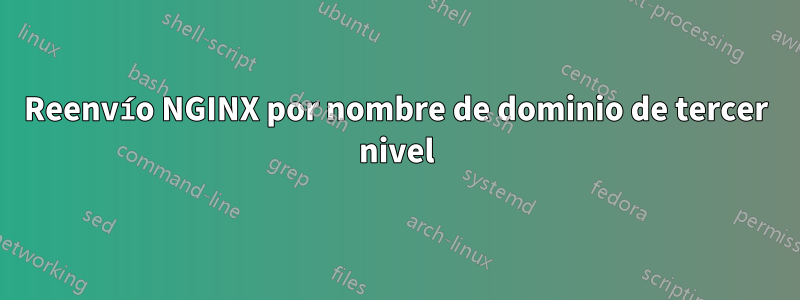 Reenvío NGINX por nombre de dominio de tercer nivel
