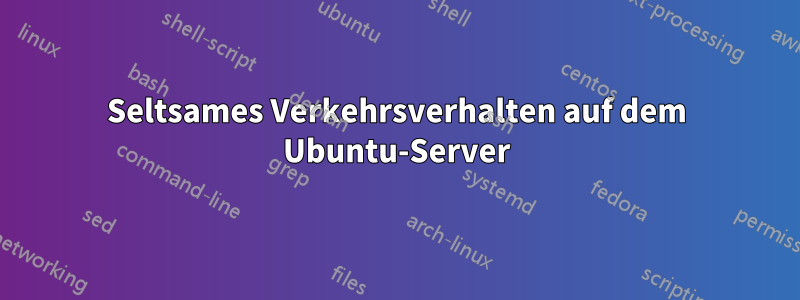 Seltsames Verkehrsverhalten auf dem Ubuntu-Server