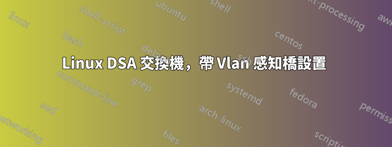 Linux DSA 交換機，帶 Vlan 感知橋設置