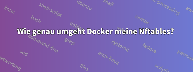 Wie genau umgeht Docker meine Nftables?