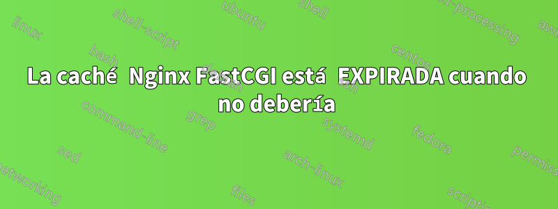 La caché Nginx FastCGI está EXPIRADA cuando no debería