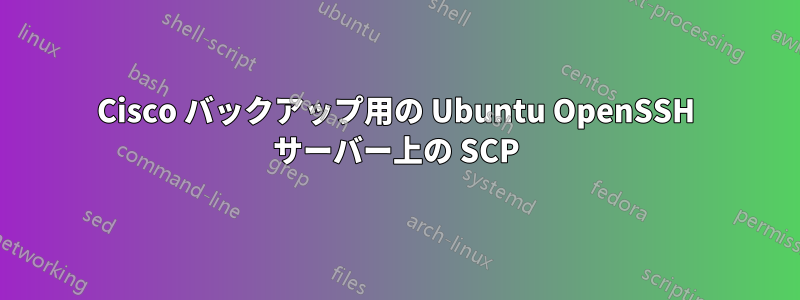 Cisco バックアップ用の Ubuntu OpenSSH サーバー上の SCP