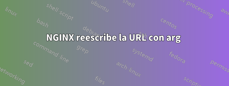 NGINX reescribe la URL con arg