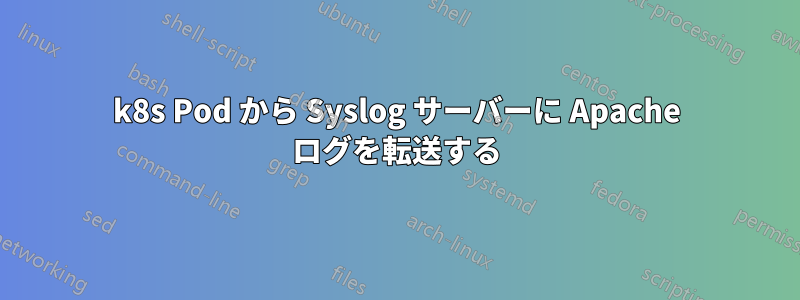 k8s Pod から Syslog サーバーに Apache ログを転送する