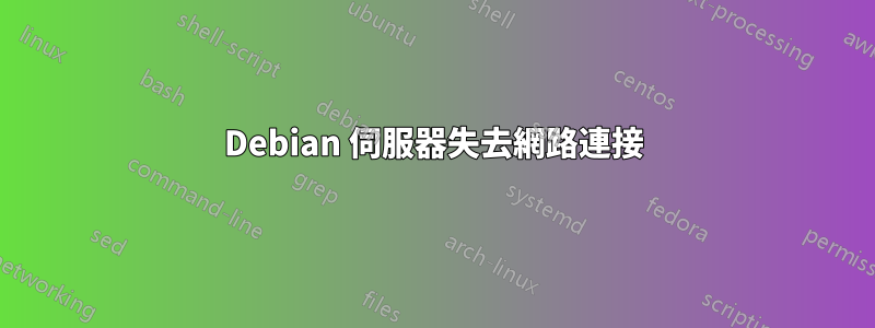 Debian 伺服器失去網路連接