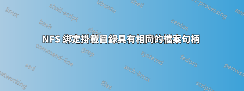 NFS 綁定掛載目錄具有相同的檔案句柄