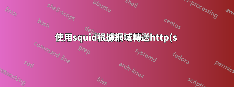 使用squid根據網域轉送http(s)請求