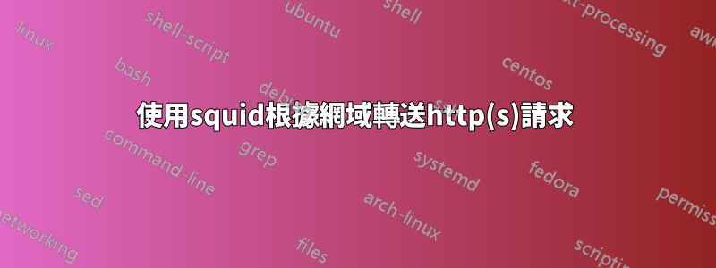 使用squid根據網域轉送http(s)請求