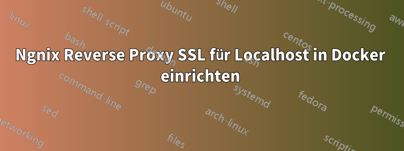 Ngnix Reverse Proxy SSL für Localhost in Docker einrichten