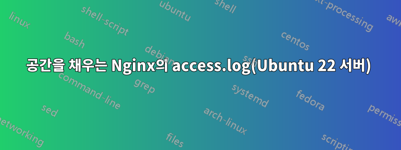 공간을 채우는 Nginx의 access.log(Ubuntu 22 서버)