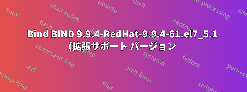 Bind BIND 9.9.4-RedHat-9.9.4-61.el7_5.1 (拡張サポート バージョン) での DKIM 設定エラー