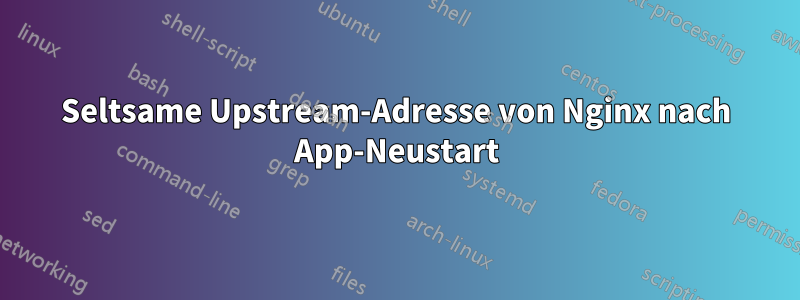 Seltsame Upstream-Adresse von Nginx nach App-Neustart