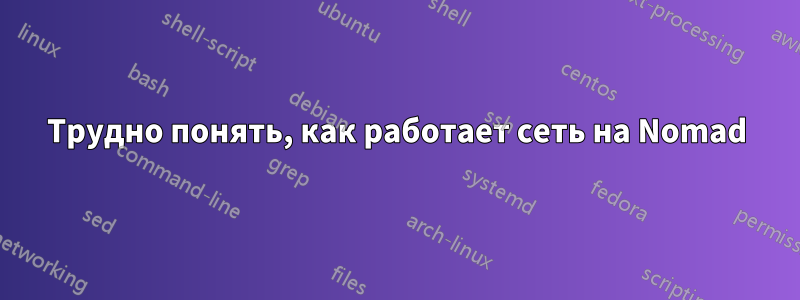 Трудно понять, как работает сеть на Nomad