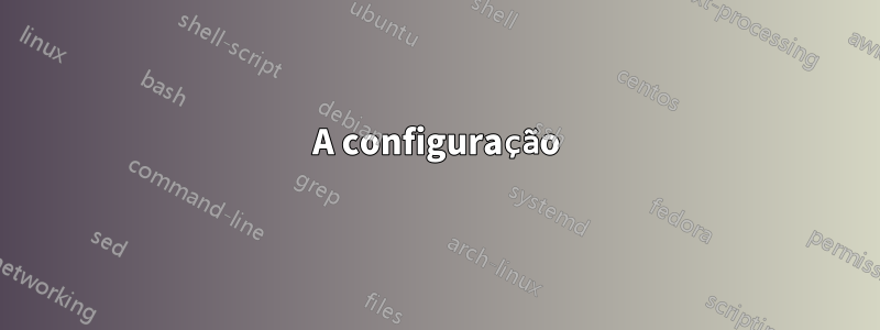 A configuração