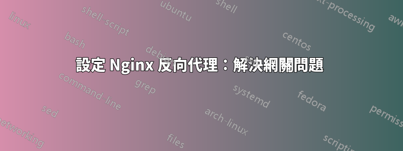 設定 Nginx 反向代理：解決網關問題