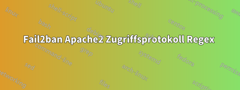 Fail2ban Apache2 Zugriffsprotokoll Regex