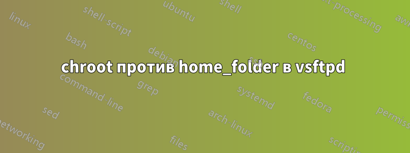 chroot против home_folder в vsftpd