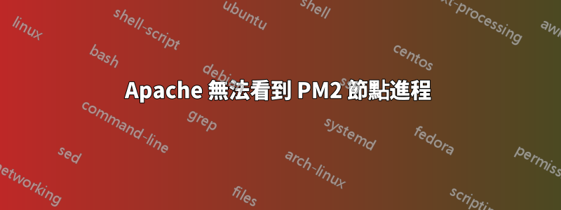 Apache 無法看到 PM2 節點進程