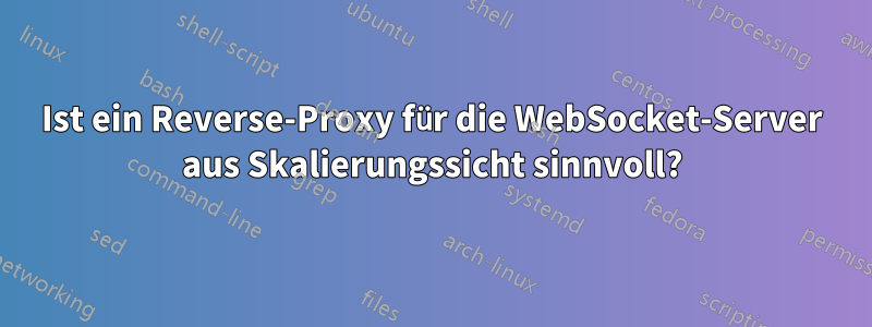 Ist ein Reverse-Proxy für die WebSocket-Server aus Skalierungssicht sinnvoll?