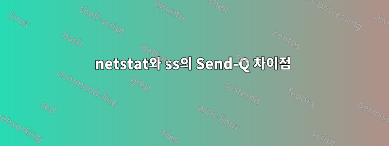 netstat와 ss의 Send-Q 차이점