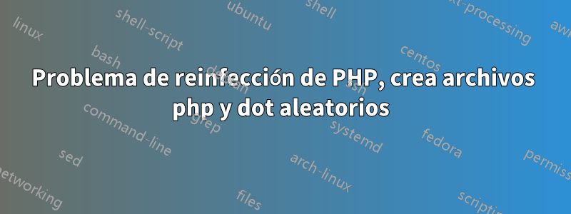 Problema de reinfección de PHP, crea archivos php y dot aleatorios 