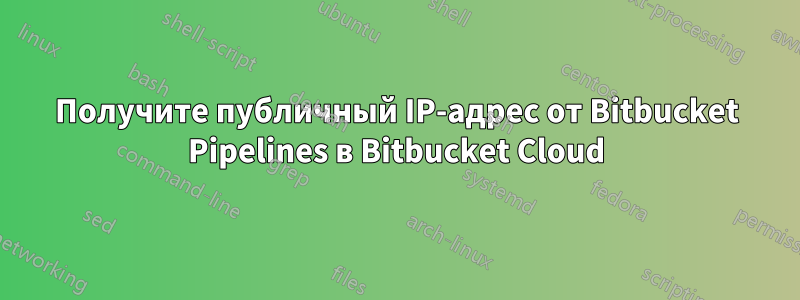 Получите публичный IP-адрес от Bitbucket Pipelines в Bitbucket Cloud