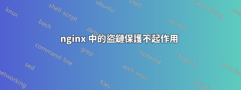 nginx 中的盜鏈保護不起作用