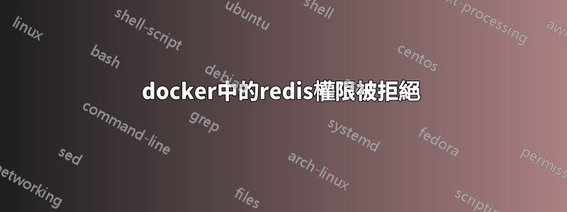 docker中的redis權限被拒絕