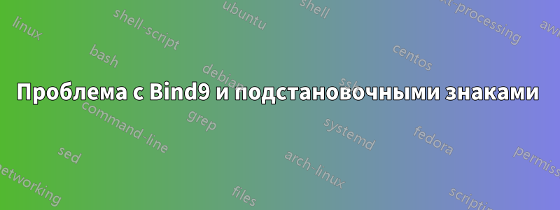 Проблема с Bind9 и подстановочными знаками