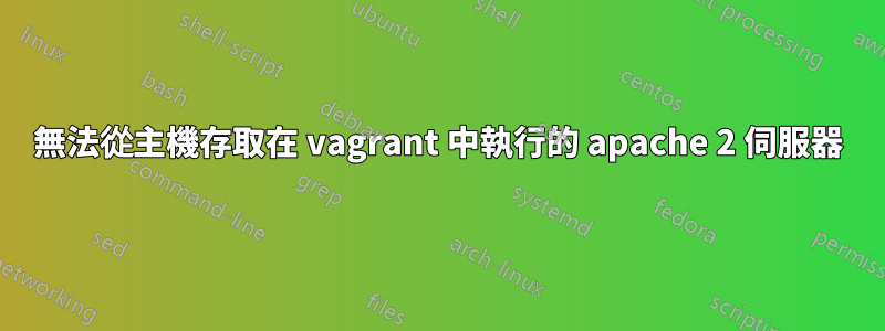 無法從主機存取在 vagrant 中執行的 apache 2 伺服器