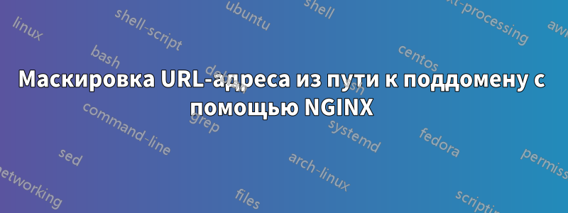 Маскировка URL-адреса из пути к поддомену с помощью NGINX