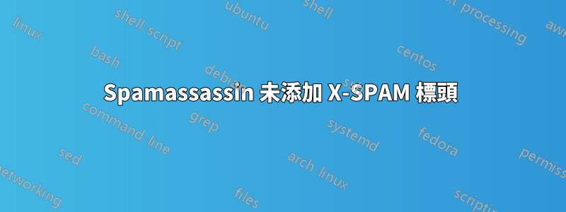 Spamassassin 未添加 X-SPAM 標頭