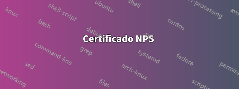 Certificado NPS