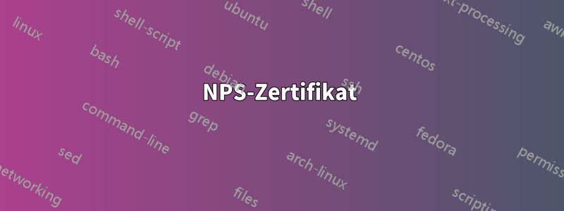 NPS-Zertifikat